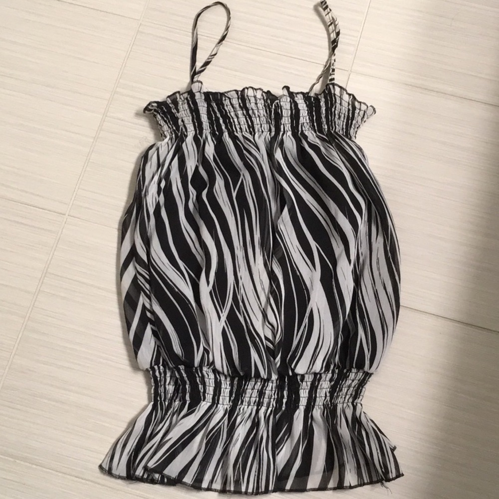 🦓SPRING SALE🌷 Zebra Spaghetti Strap Top